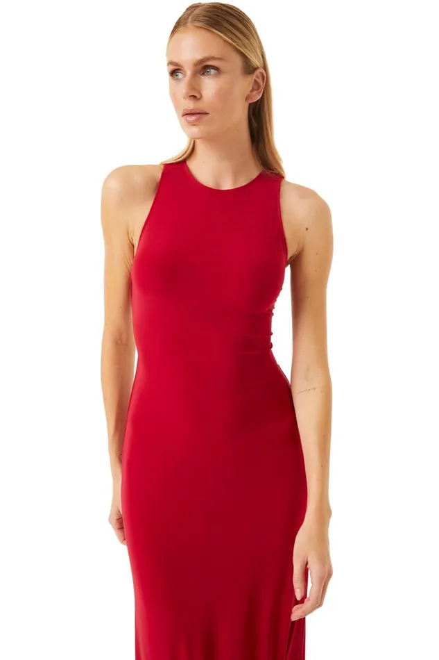 Women MISA Los Angeles Dresses PARGOL DRESS Espresso