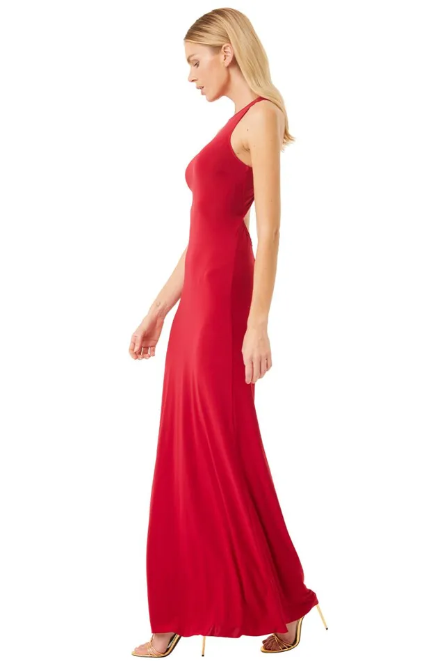 Women MISA Los Angeles Dresses PARGOL DRESS Espresso