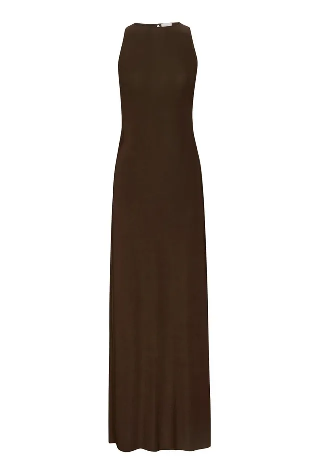 Women MISA Los Angeles Dresses PARGOL DRESS Espresso