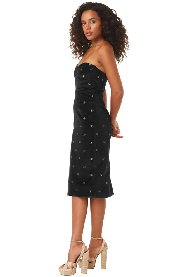Women MISA Los Angeles Dresses PERRIN DRESS Black