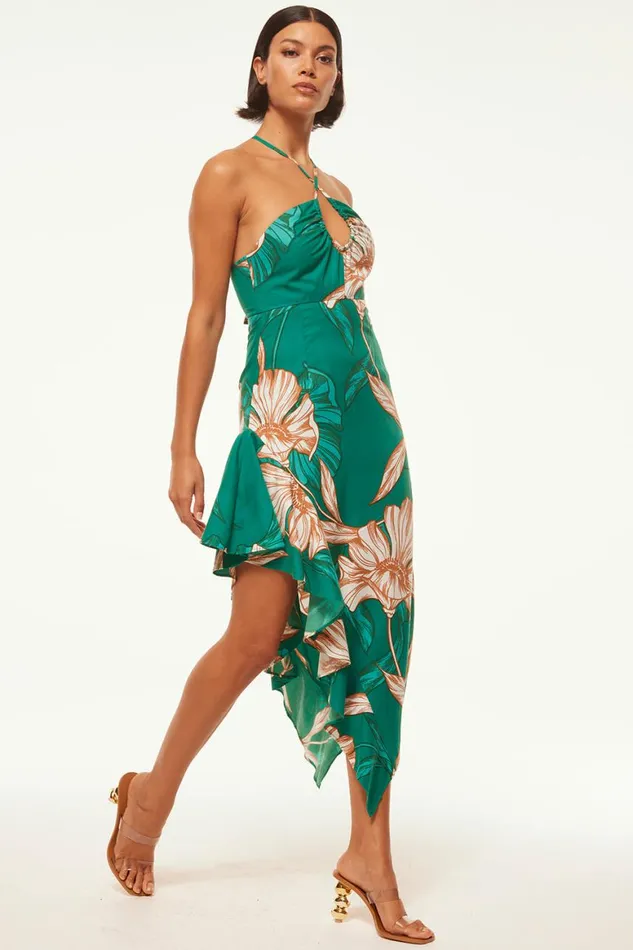 Women MISA Los Angeles Dresses VALERIA DRESS Cartagena Flora