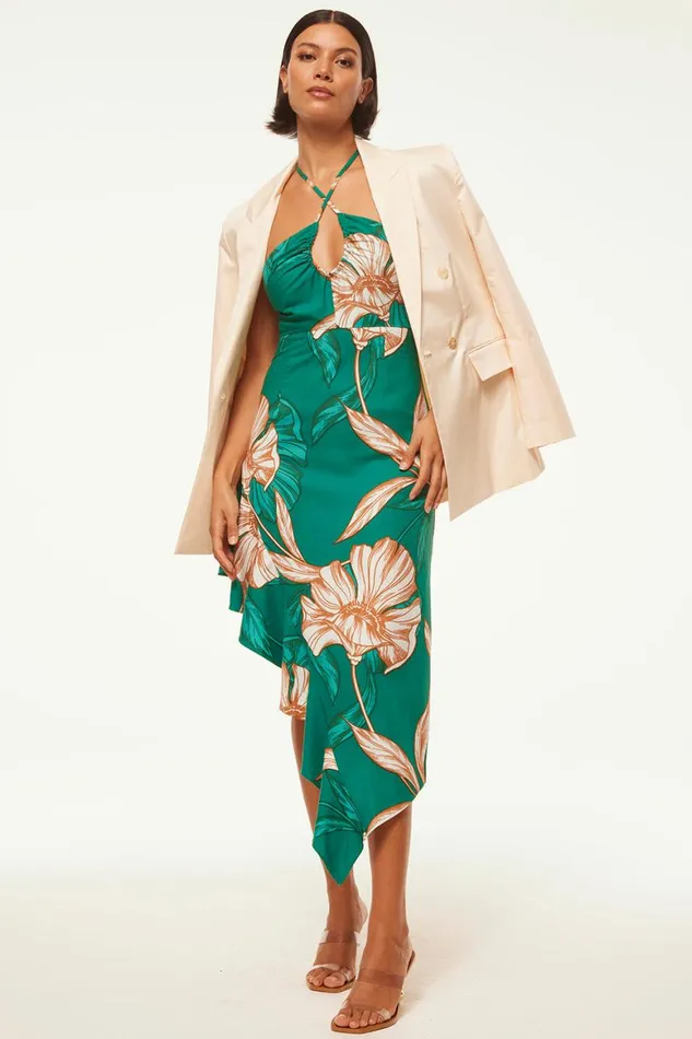 Women MISA Los Angeles Dresses VALERIA DRESS Cartagena Flora