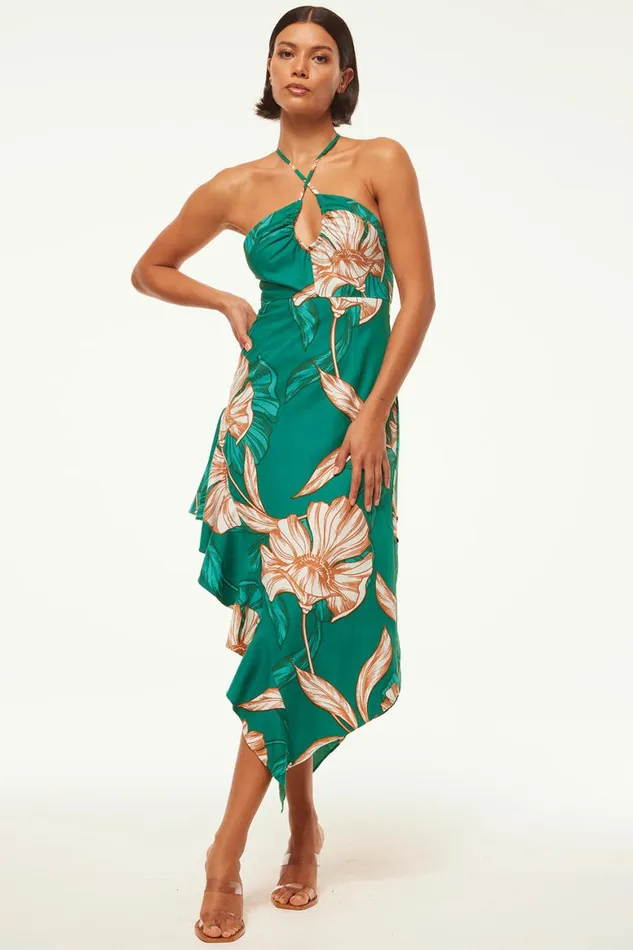 Women MISA Los Angeles Dresses VALERIA DRESS Cartagena Flora