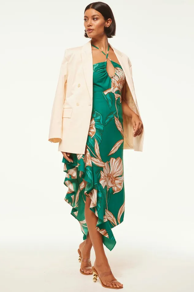 Women MISA Los Angeles Dresses VALERIA DRESS Cartagena Flora