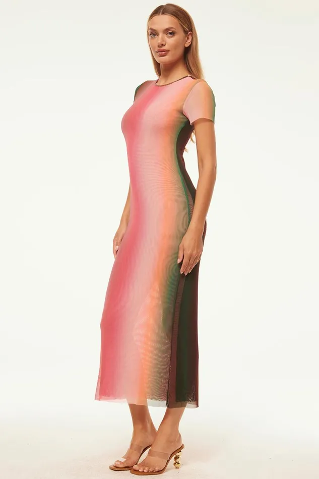 Women MISA Los Angeles Dresses VANESSA DRESS Cali Ombre
