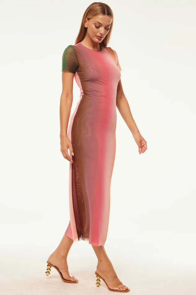 Women MISA Los Angeles Dresses VANESSA DRESS Cali Ombre