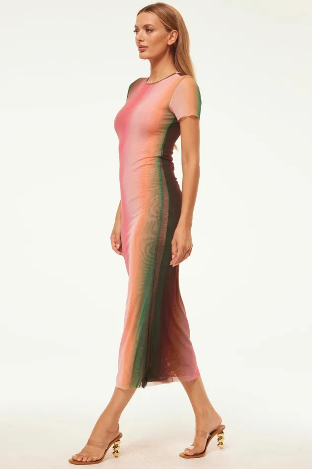 Women MISA Los Angeles Dresses VANESSA DRESS Cali Ombre