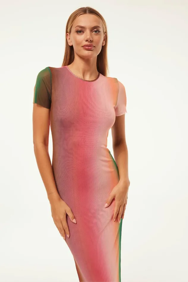 Women MISA Los Angeles Dresses VANESSA DRESS Cali Ombre