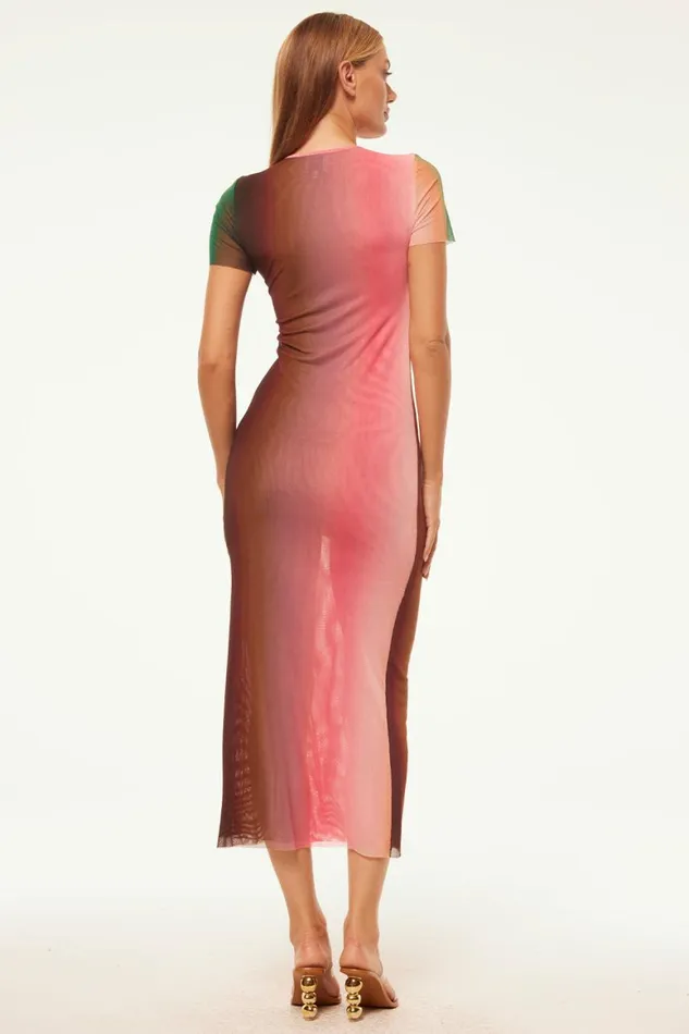 Women MISA Los Angeles Dresses VANESSA DRESS Cali Ombre