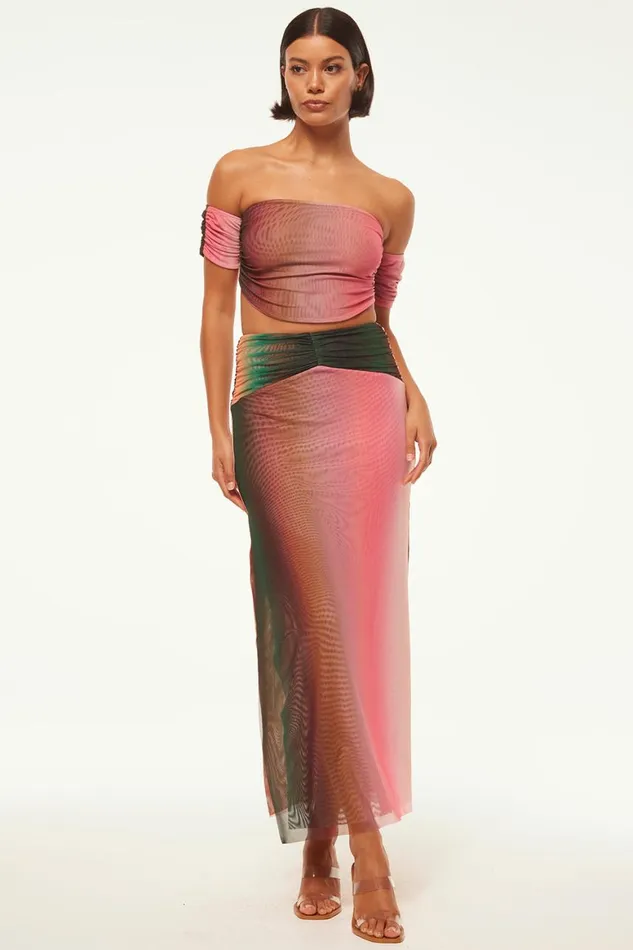 Women MISA Los Angeles Matching Sets DAVINA TOP Cali Ombre