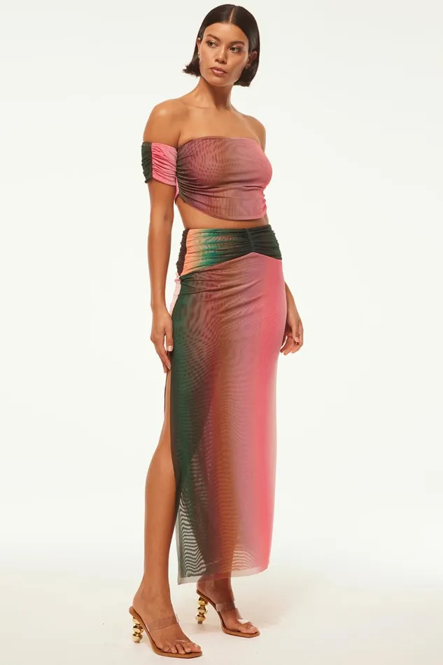 Women MISA Los Angeles Matching Sets DAVINA TOP Cali Ombre