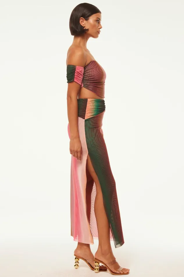 Women MISA Los Angeles Matching Sets DAVINA TOP Cali Ombre