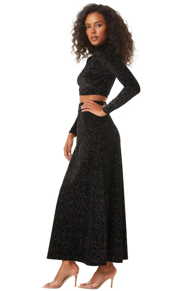 Women MISA Los Angeles Matching Sets EKAT SKIRT Astral Dusted