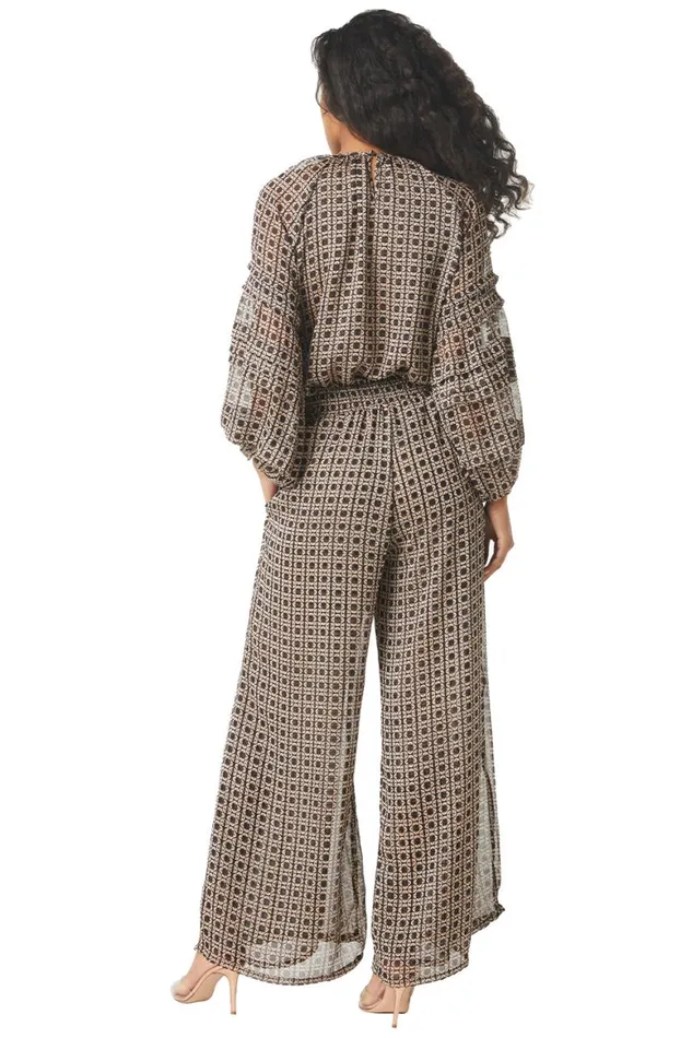 Women MISA Los Angeles Pants FREDA PANT Lattice Tile