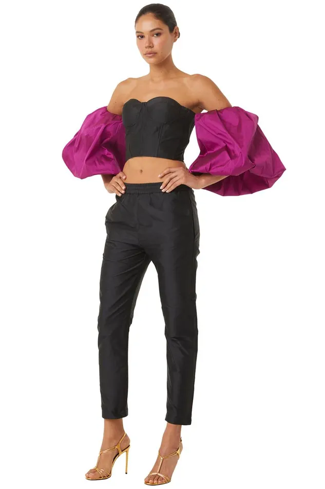 Women MISA Los Angeles Pants GEORGINA PANT Black
