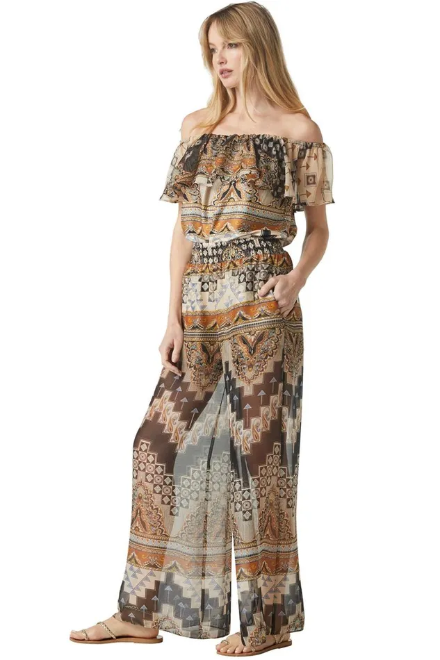 Women MISA Los Angeles Pants PIA PANT Alhambra Mosaic