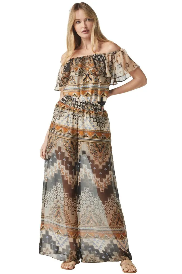 Women MISA Los Angeles Pants PIA PANT Alhambra Mosaic