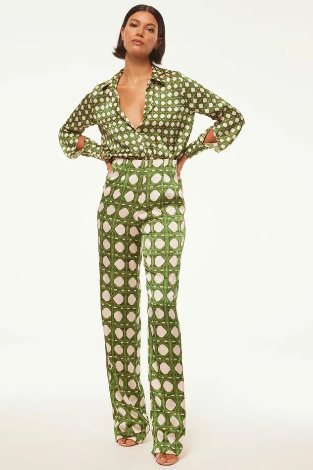 Women MISA Los Angeles Pants RITA PANT Rattan Tile
