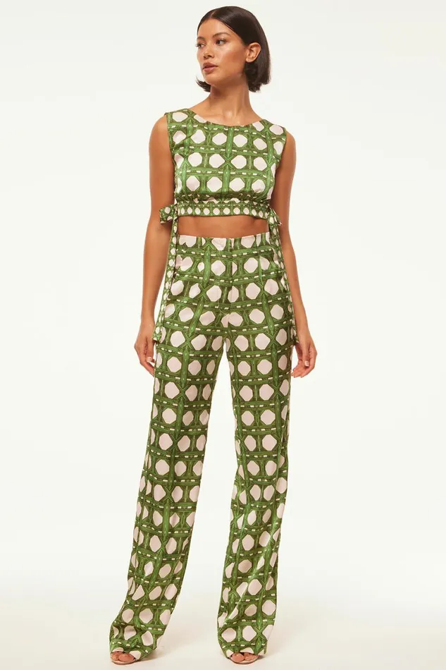 Women MISA Los Angeles Pants RITA PANT Rattan Tile