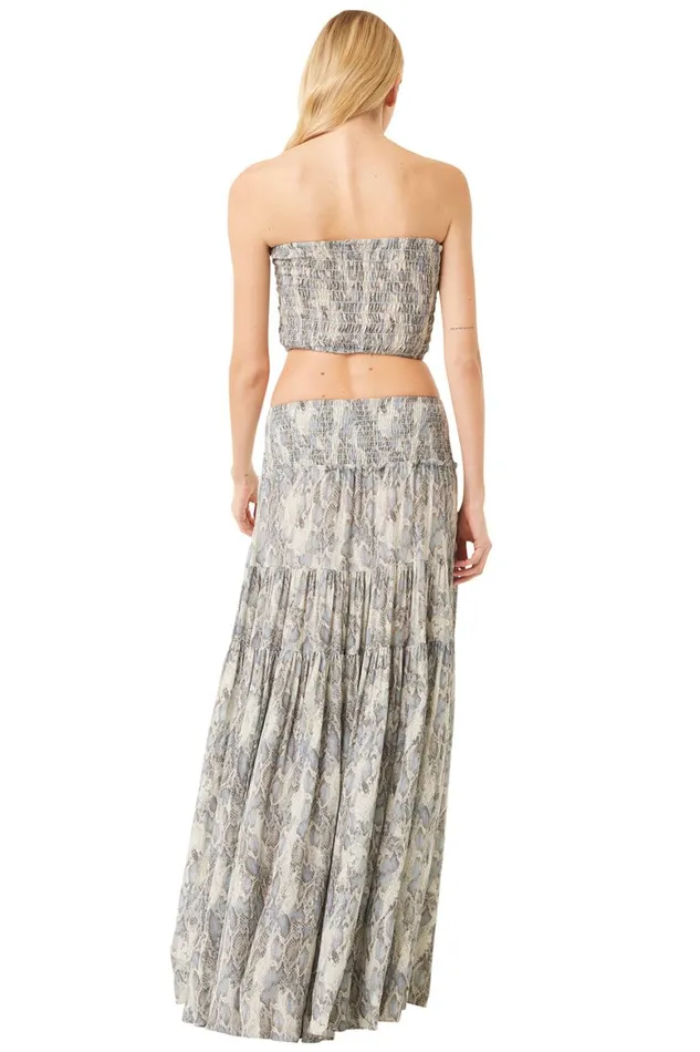 Women MISA Los Angeles Skirts and Shorts BAR SKIRT Spring Python