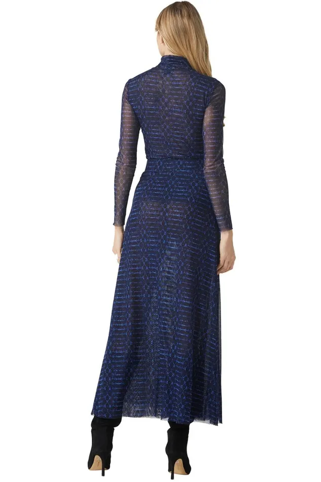 Women MISA Los Angeles Skirts and Shorts EKAT SKIRT Midnight Shibori