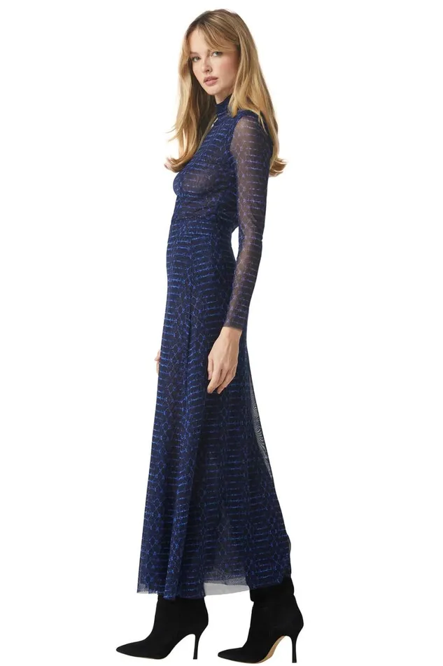 Women MISA Los Angeles Skirts and Shorts EKAT SKIRT Midnight Shibori