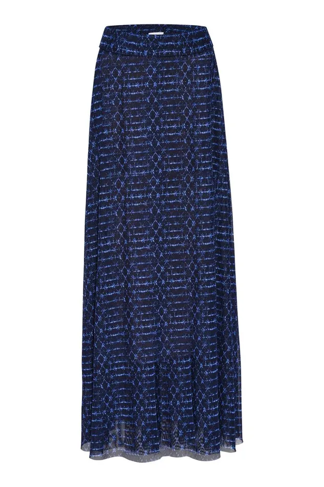 Women MISA Los Angeles Skirts and Shorts EKAT SKIRT Midnight Shibori