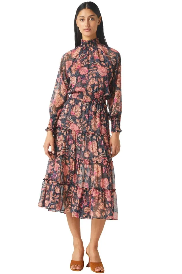 Women MISA Los Angeles Skirts and Shorts NANDA SKIRT Flora Dot