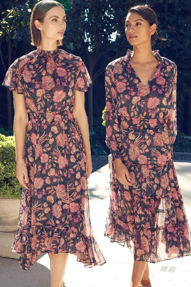 Women MISA Los Angeles Skirts and Shorts NANDA SKIRT Flora Dot