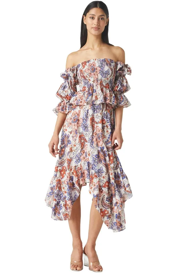 Women MISA Los Angeles Skirts and Shorts PHOEBY SKIRT Harvest Flora