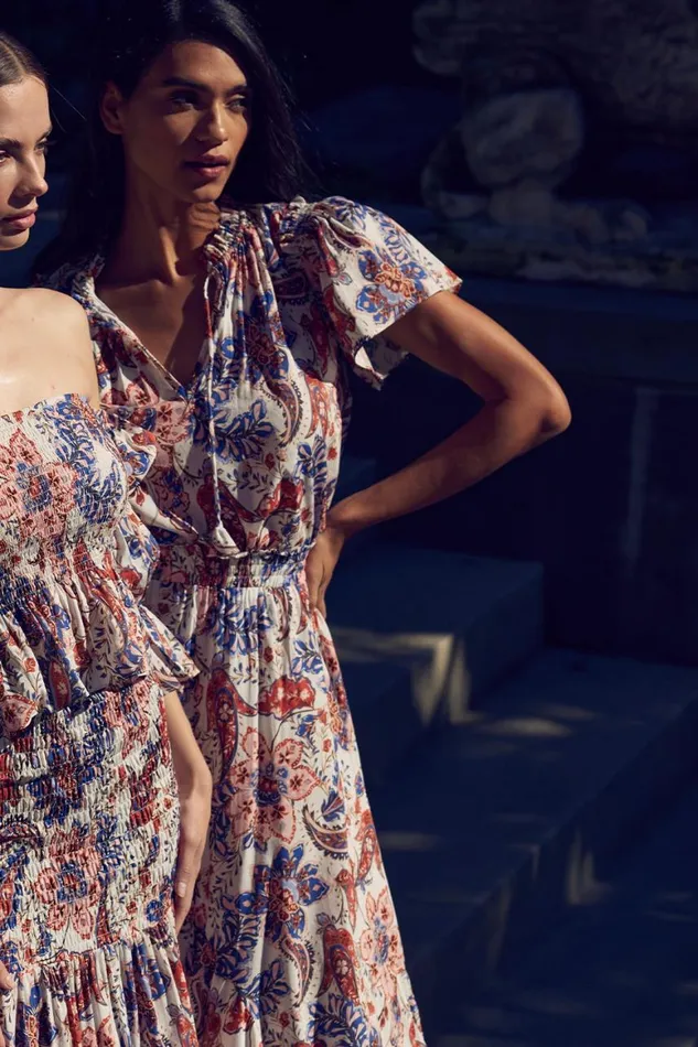 Women MISA Los Angeles Skirts and Shorts PHOEBY SKIRT Harvest Flora