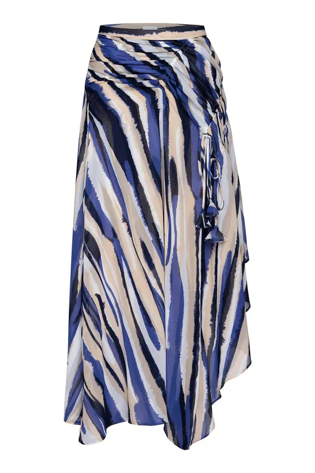 Women MISA Los Angeles Skirts and Shorts ZULIKA SKIRT Striped Instinct