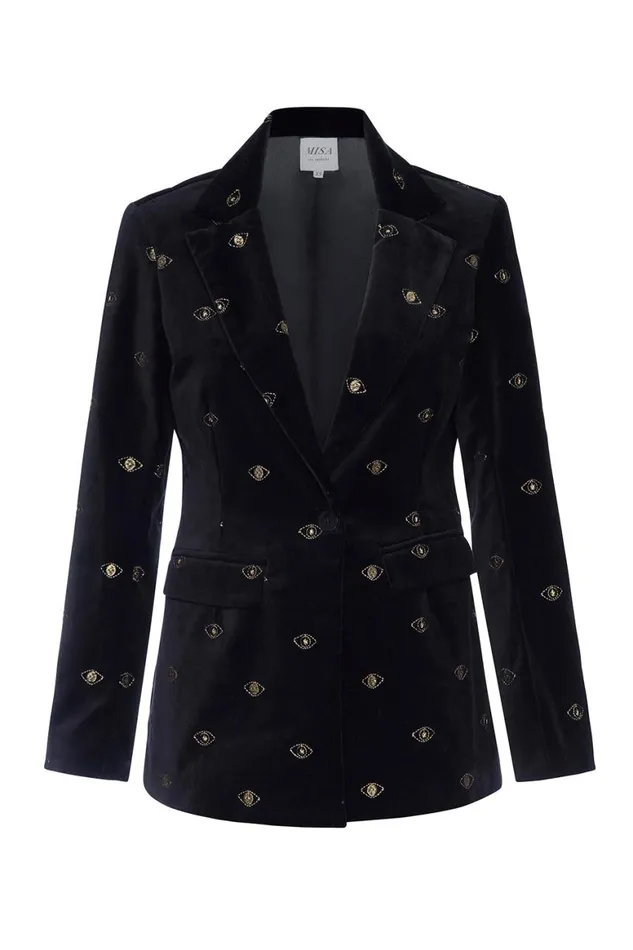 Women MISA Los Angeles Tops BIANCA JACKET Black