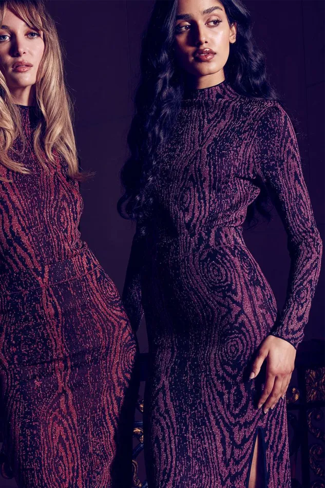 Women MISA Los Angeles Tops CLARA TOP Plum