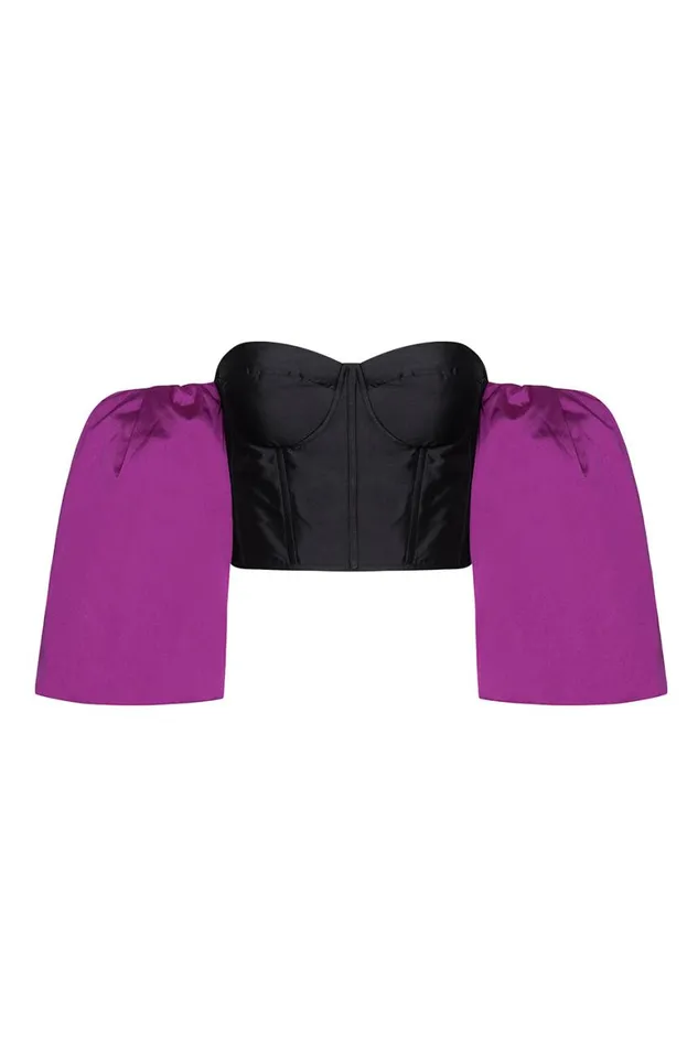Women MISA Los Angeles Tops DITA TOP Blackmagenta