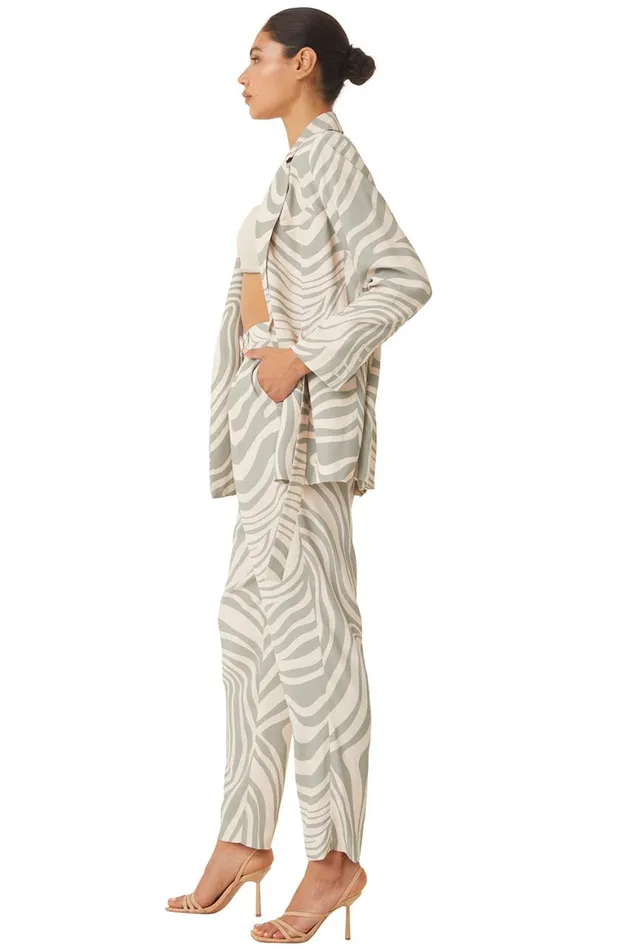 Women MISA Los Angeles Tops KELSEY JACKET Ivory
