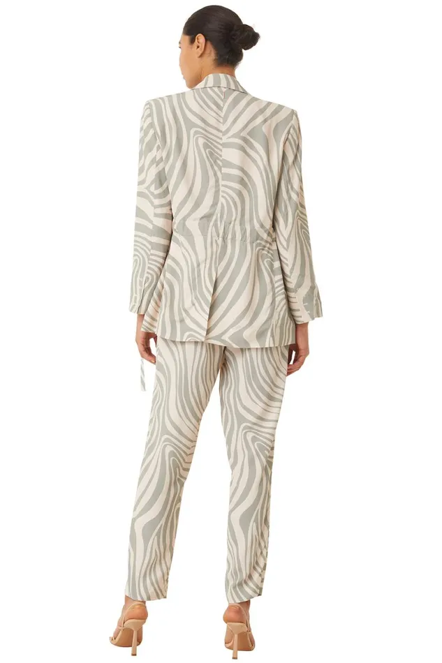 Women MISA Los Angeles Tops KELSEY JACKET Ivory