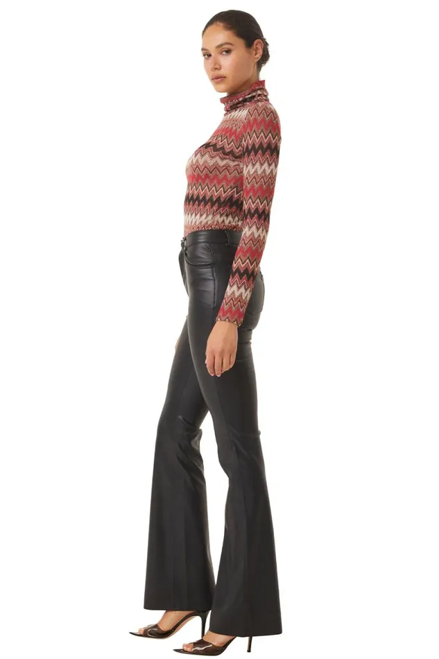 Women MISA Los Angeles Tops NADJA TOP Winter Chevron