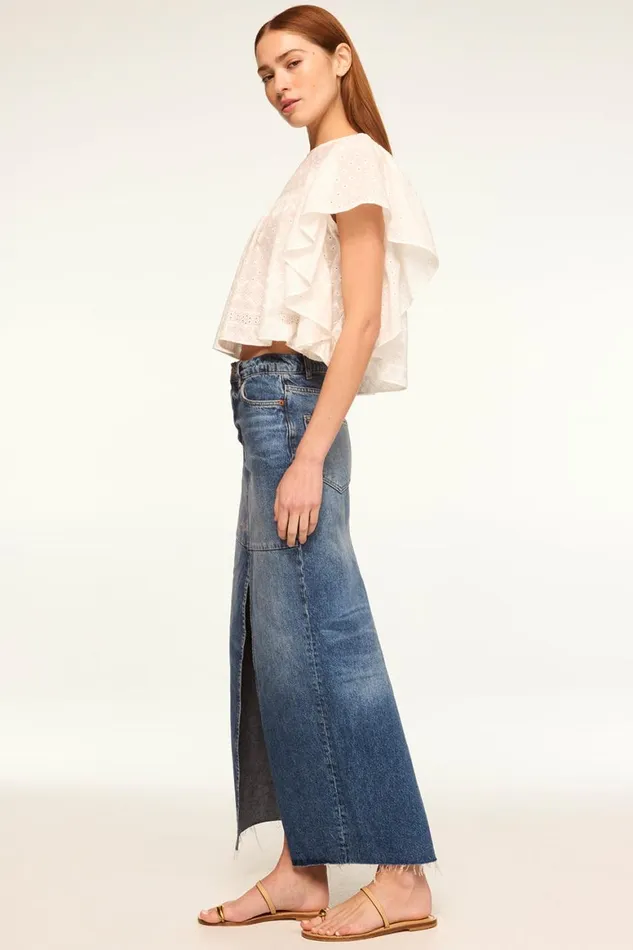 Women MISA Los Angeles Tops PENELOPE TOP White Eyelet