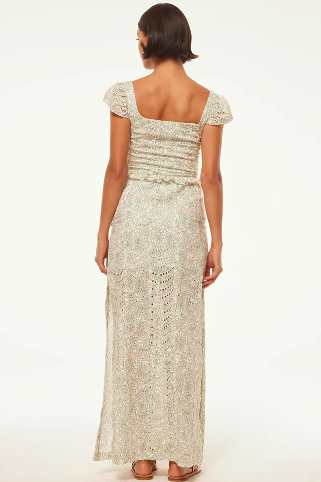 Women MISA Los Angeles Tops SORA TOP Dewdrop Eyelet