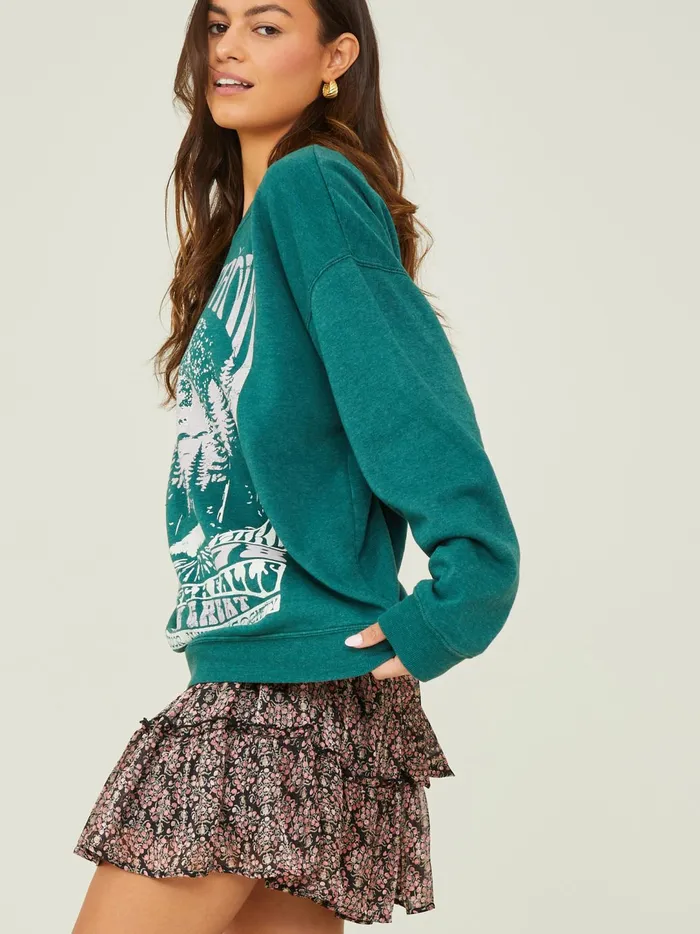 Women Montana Oversized Sweatshirt Eden Altar039d State Graphics