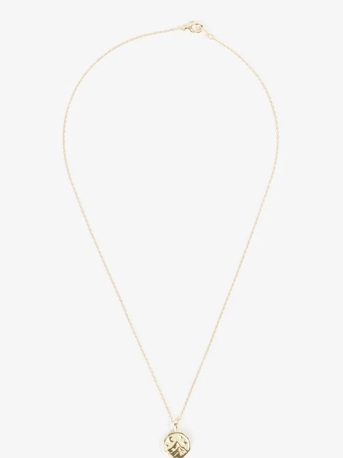Women Mountain Coin Necklace Gold Altar039d State Jewelry