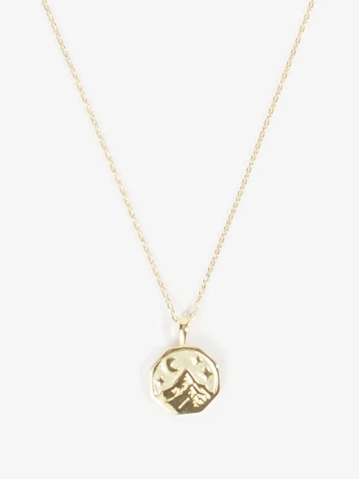 Women Mountain Coin Necklace Gold Altar039d State Jewelry