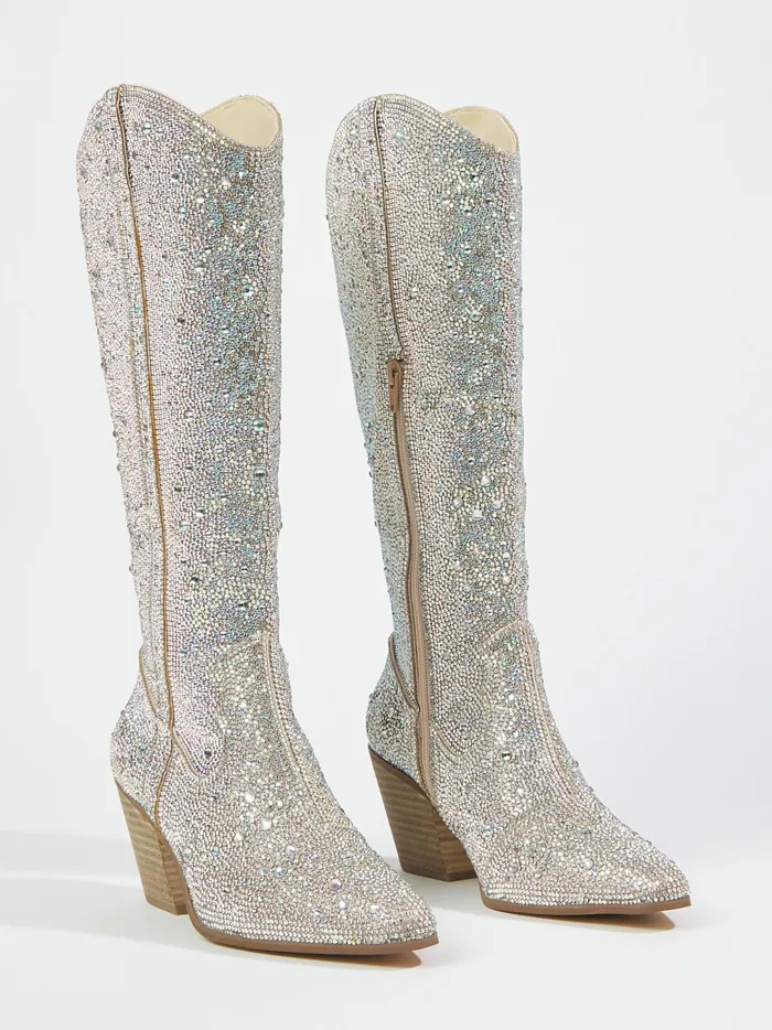 Women Nashville Crystal Boots By Matisse Clear Altar039d State Boots Booties