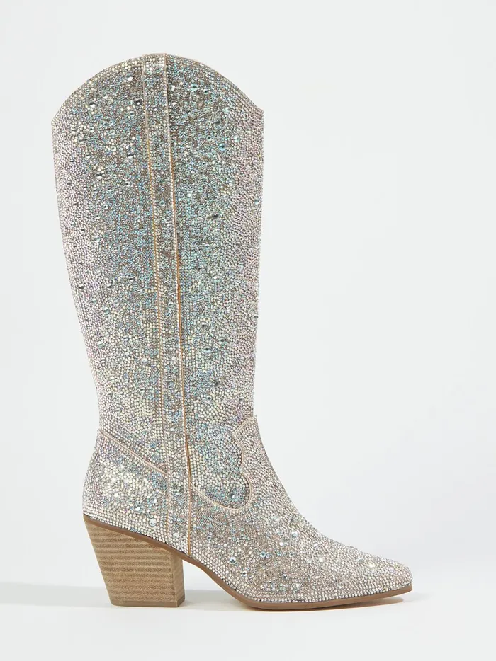 Women Nashville Crystal Boots By Matisse Clear Altar039d State Boots Booties