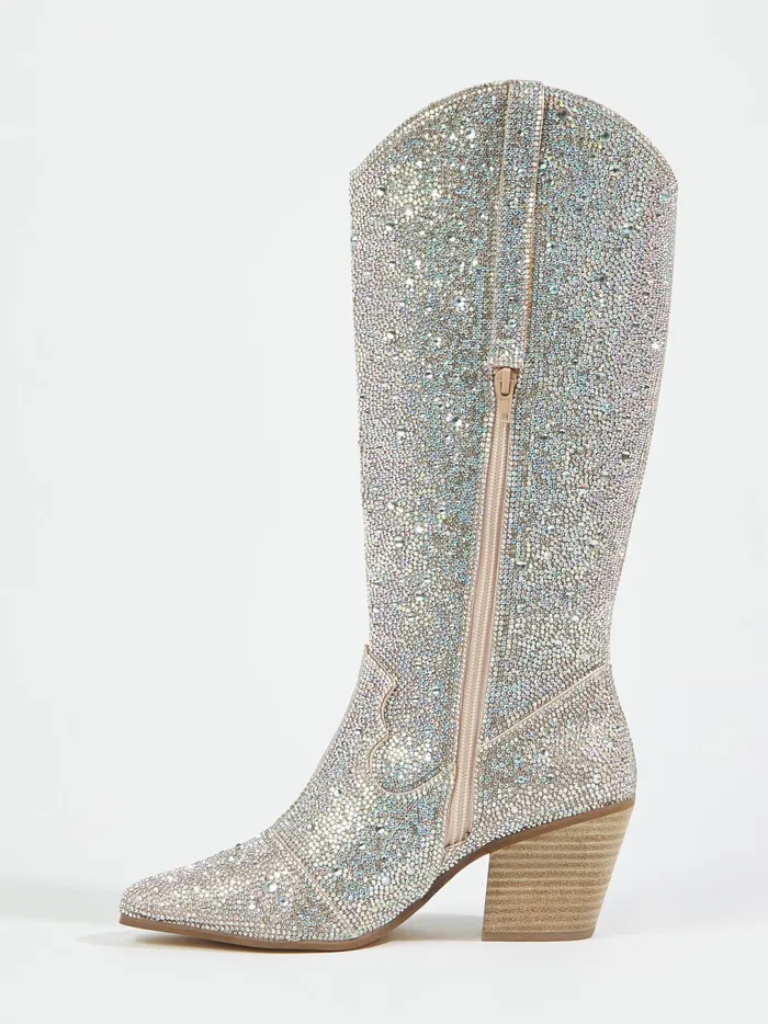 Women Nashville Crystal Boots By Matisse Clear Altar039d State Boots Booties