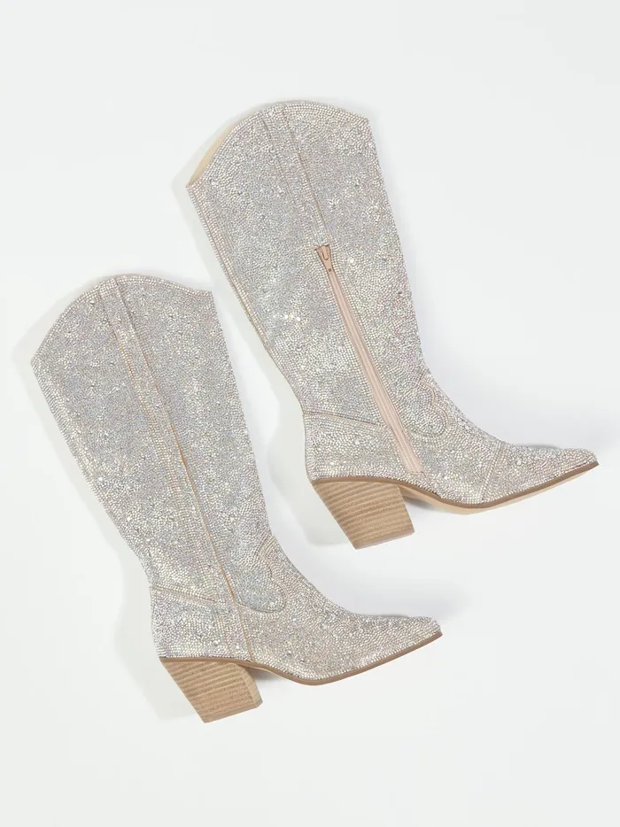 Women Nashville Crystal Boots By Matisse Clear Altar039d State Boots Booties