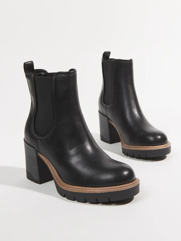 Women Nilo Lug Sole Boots Black Altar039d State Boots Booties
