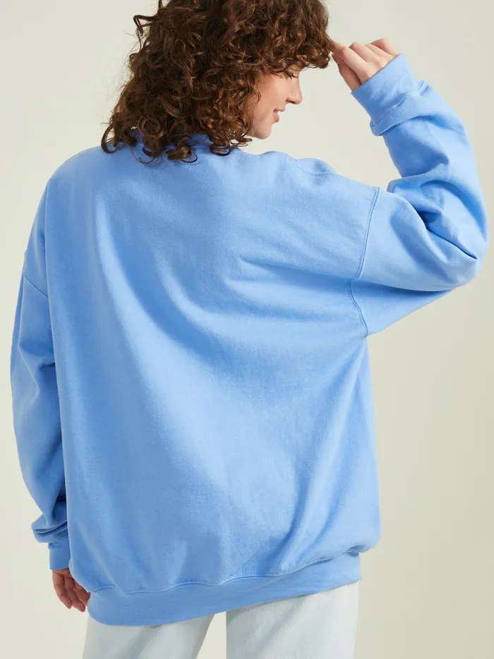 Women Nirvana Tie Dye Oversized Sweatshirt Blue Altar039d State Graphics