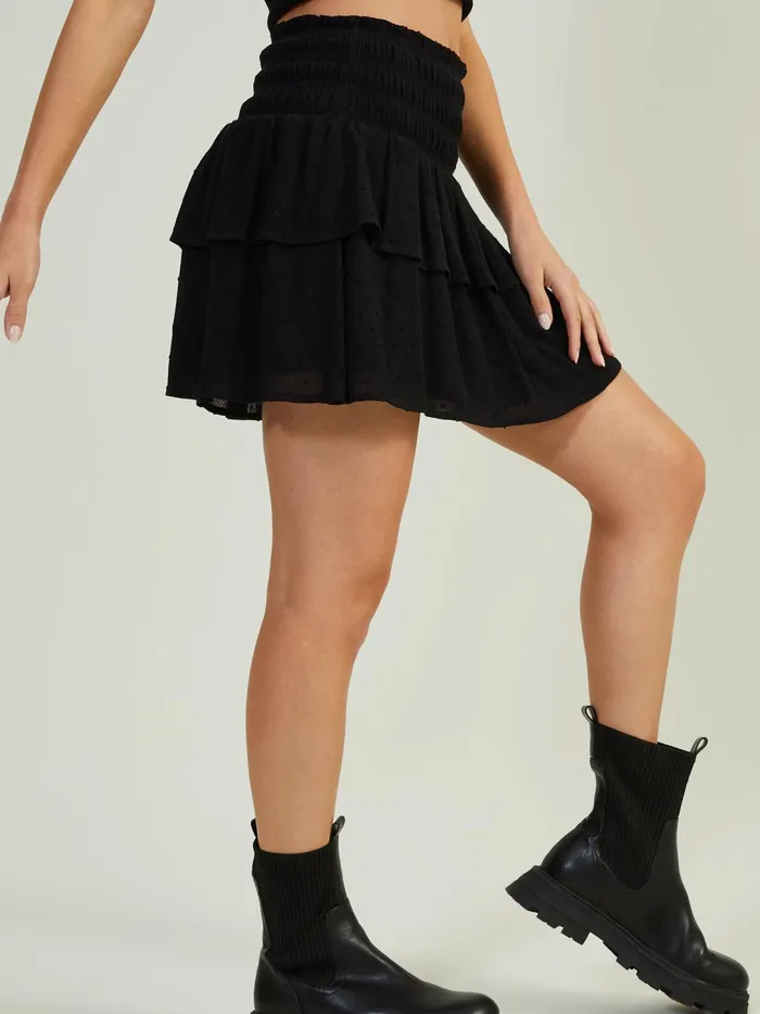 Women Nixi Clip Dot Skirt Black Altar039d State Skirts Skorts